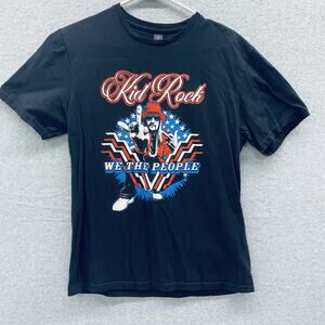 Kid Rock Shirt Mens Medium Concert We The People Lets Go Brandon Graphic Tee